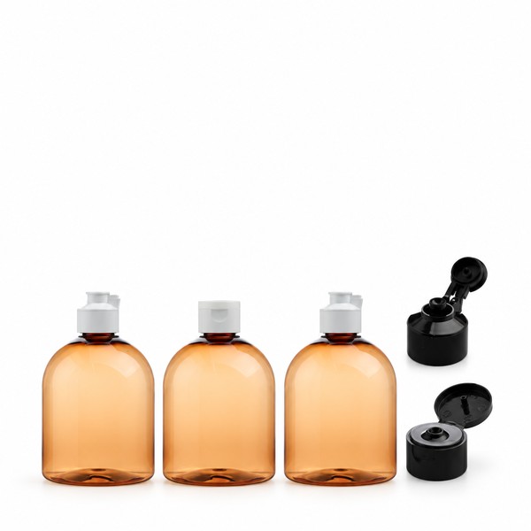 샴푸 캡 350ml 갈색