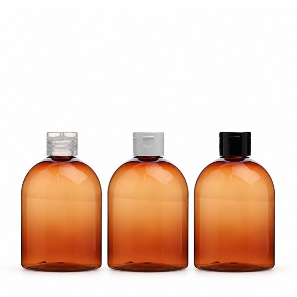 샴푸 캡 BO 500ml 갈색