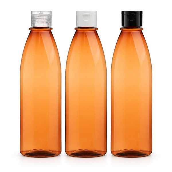 샴푸 캡 M 500ml 갈색