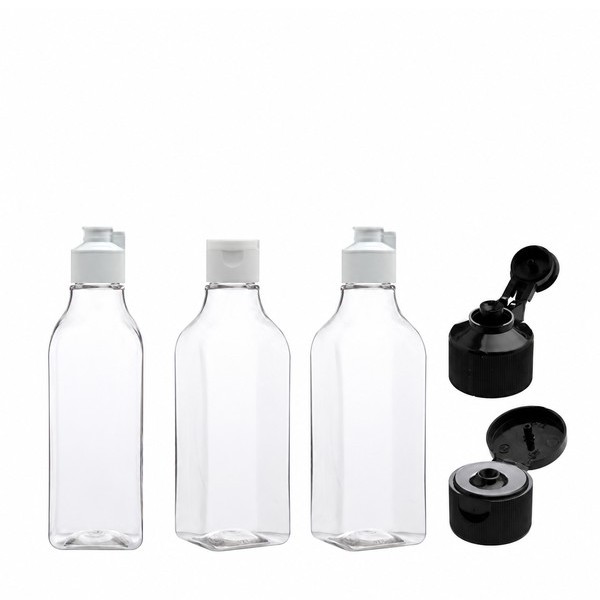 샴푸 캡 250ml 사각 투명