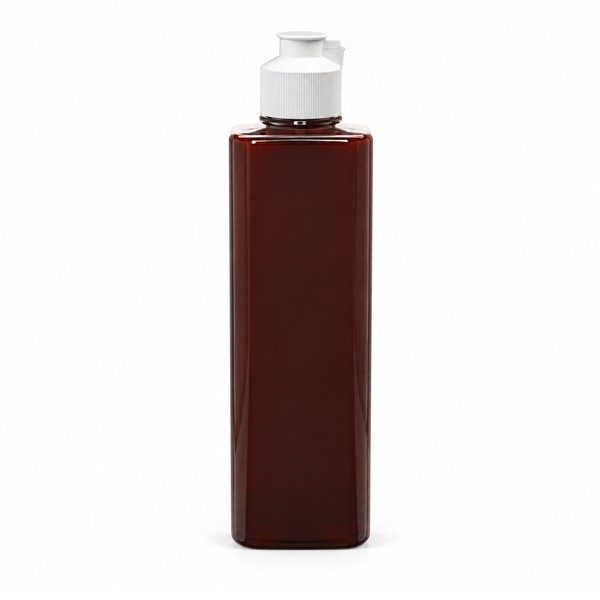샴푸 캡 350ml 사각 갈색
