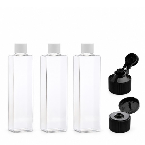 샴푸 캡 350ml 사각 투명