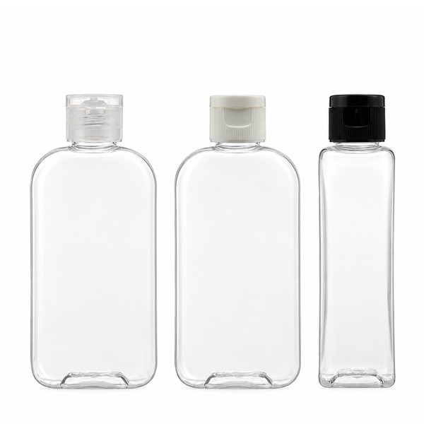 샴푸 캡 A형 100ml 사각 투명