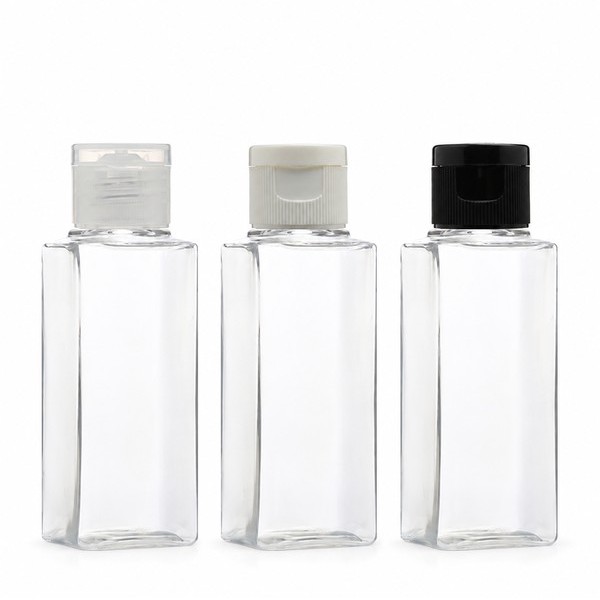 샴푸 캡 A형 60ml 사각 투명