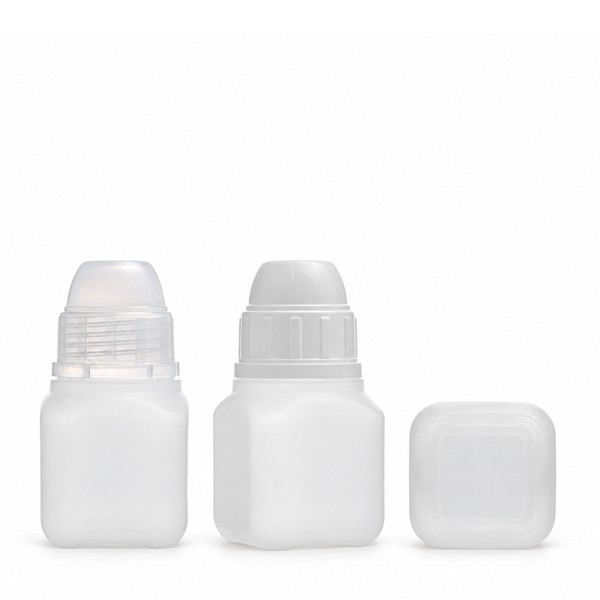 시럽 용기 100ml 사각 원색