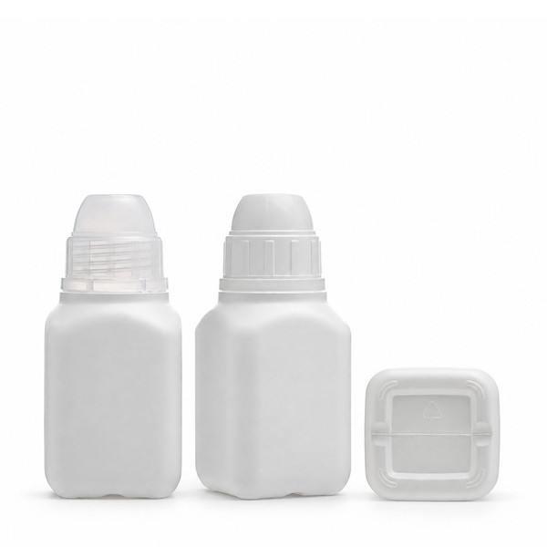 시럽 용기 200ml 사각 백색
