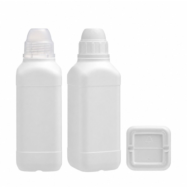 시럽 용기 500ml 사각 백색
