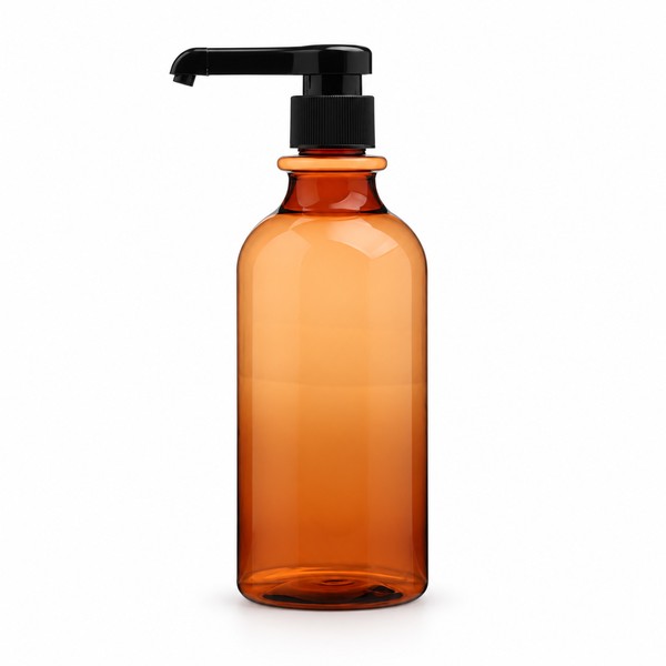 시럽펌프 500ml 갈색