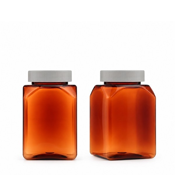 싱글캡 350ml 사각 갈색