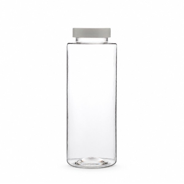 싱글캡 600ml 롱 라운드 투명