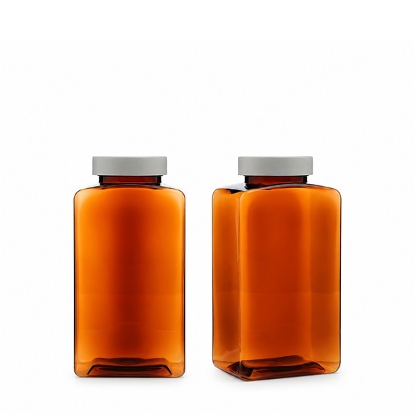 싱글캡 500ml 사각 갈색