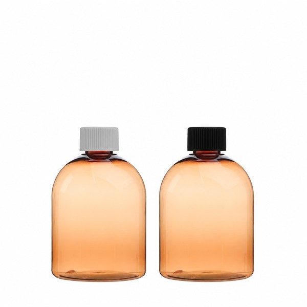 안전 잠금 캡 BO 300ml 갈색