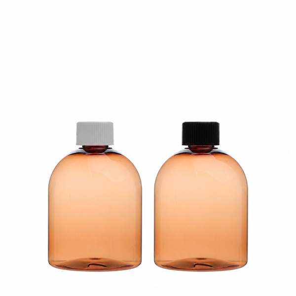 안전 잠금 캡 BO 350ml 갈색