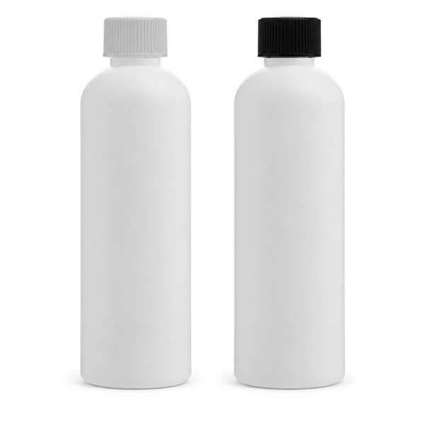 안전 잠금 캡 250ml 라운드 백색