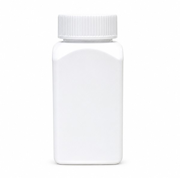 안전 잠금 캡 200ml 사각 백색