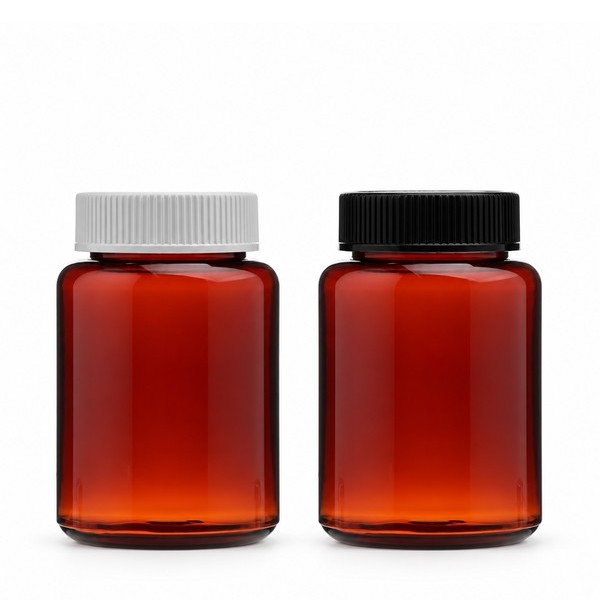 안전 잠금 캡 230ml 갈색