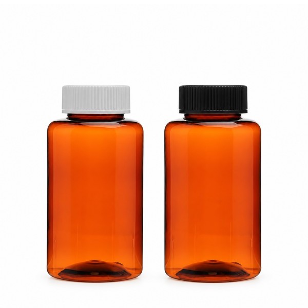 안전 잠금 캡 240ml 갈색 중