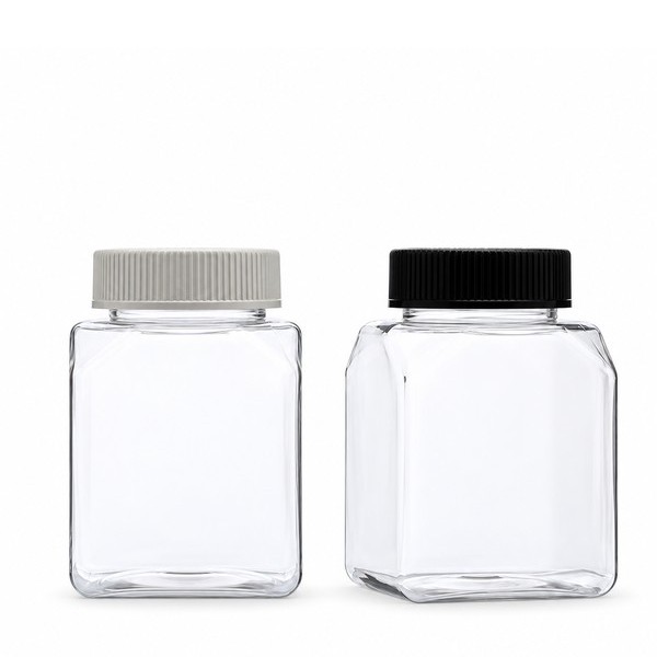 안전 잠금 캡 300ml 사각 투명