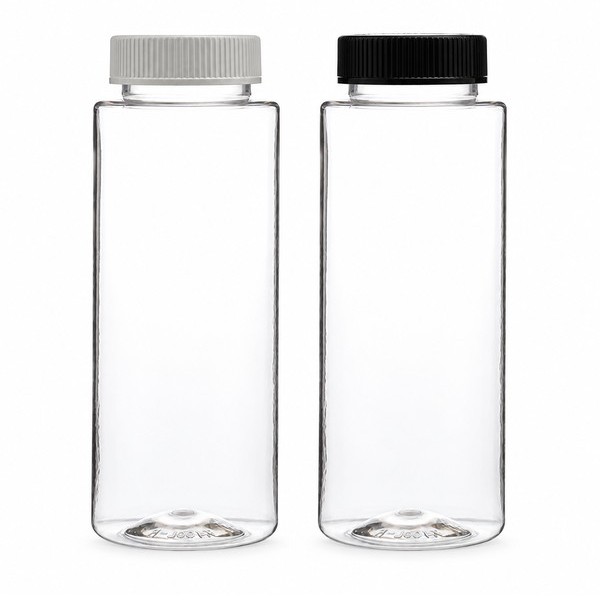 안전 잠금 캡 400ml 롱 라운드 투명