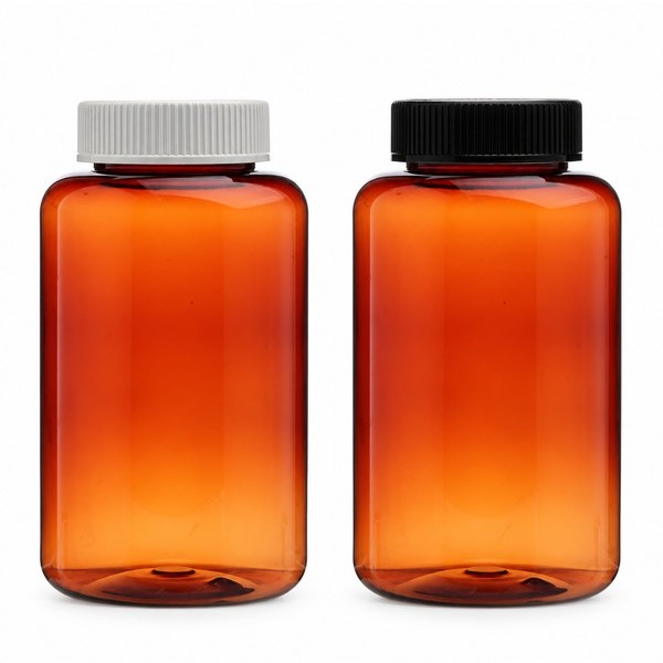 안전 잠금 캡 480ml 갈색