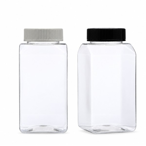 안전 잠금 캡 500ml 사각 투명