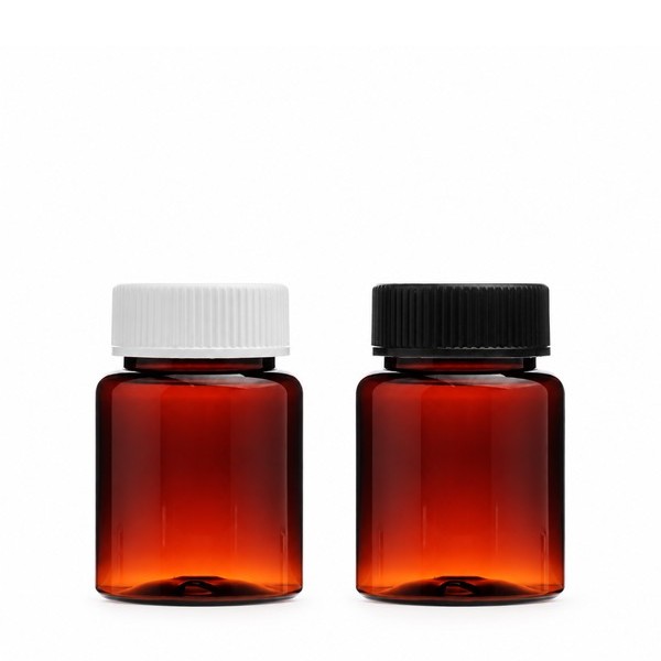안전 잠금 캡 80ml 갈색