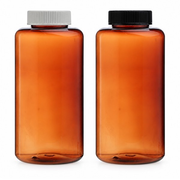 안전 잠금 캡 850ml 갈색