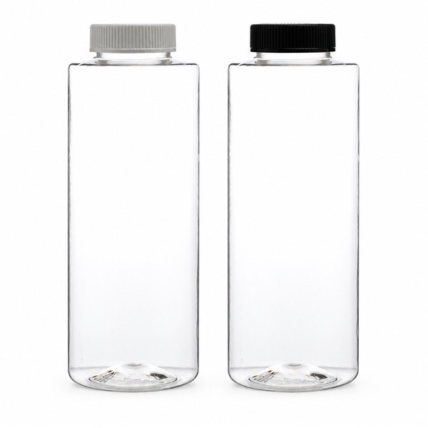 안전 잠금 캡 900ml 롱 라운드 투명