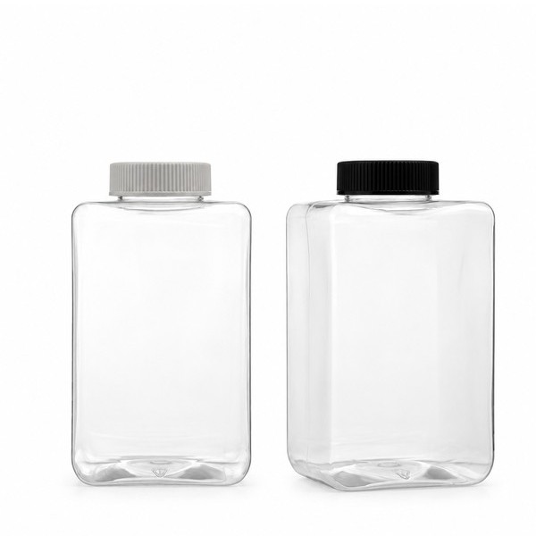 안전 잠금 캡 950ml 사각 투명
