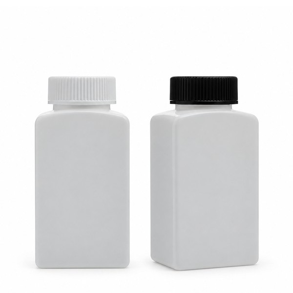 안전 잠금 캡 200ml 사각 백색
