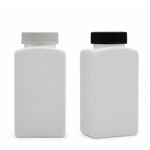 안전 잠금 캡 400ml 사각 백색