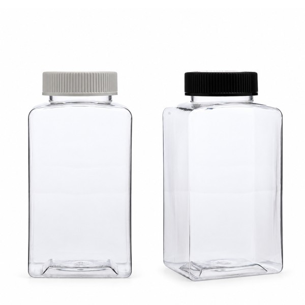 안전 잠금 캡 400ml 사각 투명