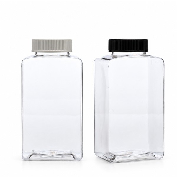 안전 잠금 캡 500ml 사각 투명