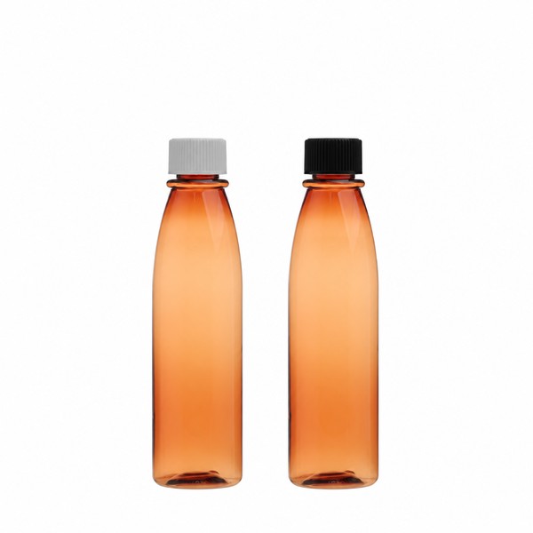 안전 잠금 캡 M 200ml 갈색