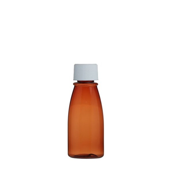 안전 잠금 캡 M 60ml 갈색