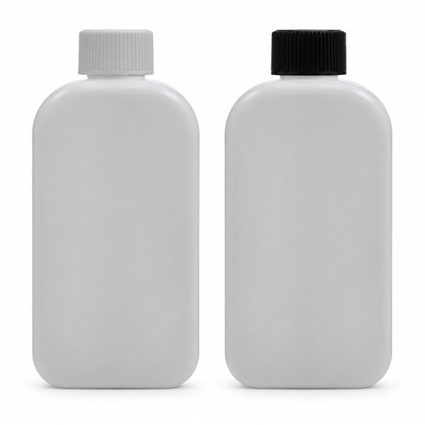 안전 잠금 캡 MK 200ml 사각 백색