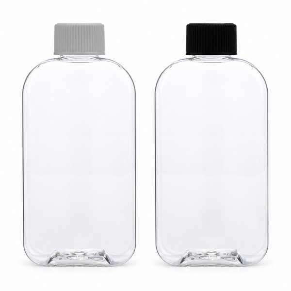 안전 잠금 캡 MK 200ml 사각 투명