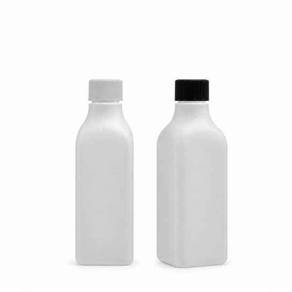 안전 잠금 캡 250ml 사각 백색