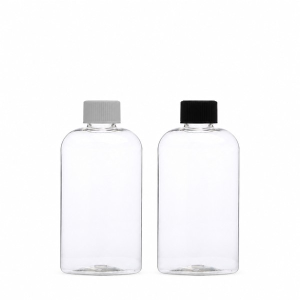 안전 잠금 캡 250ml 납작 투명