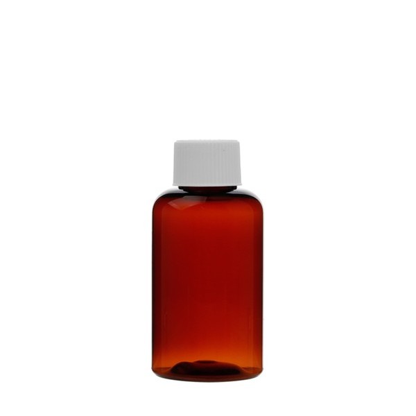 안전 잠금 캡 50ml 갈색