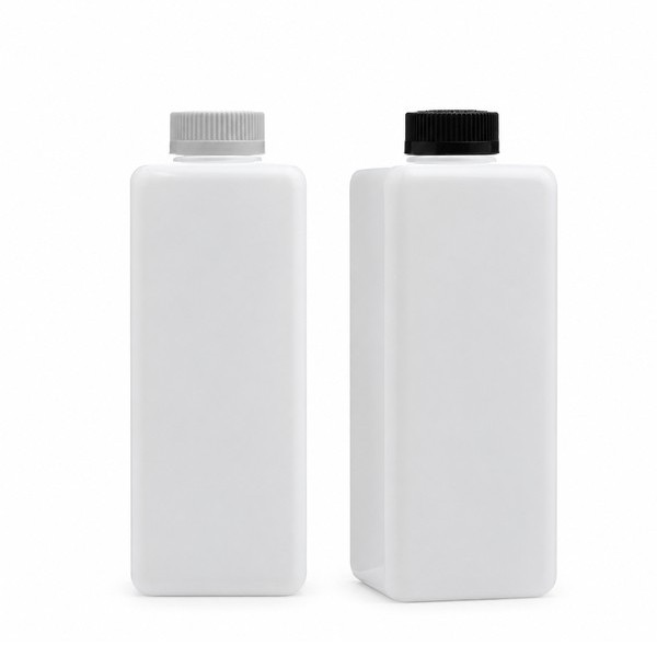 안전 잠금 캡 800ml 사각 백색