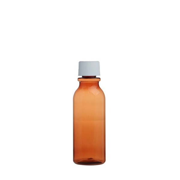 안전 잠금 캡 Y 100ml 갈색