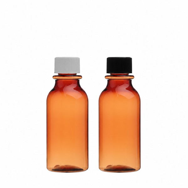 안전 잠금 캡 Y 150ml 갈색