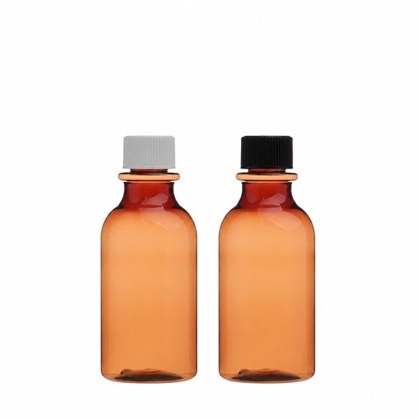 안전 잠금 캡 Y 200ml 갈색