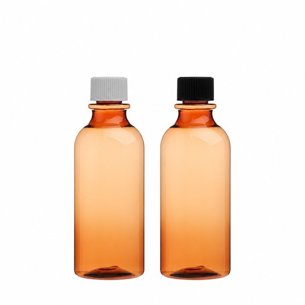 안전 잠금 캡 Y 300ml 갈색