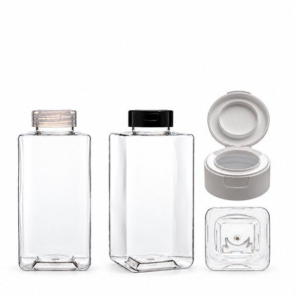 원터치 1,000ml 롱 사각 투명