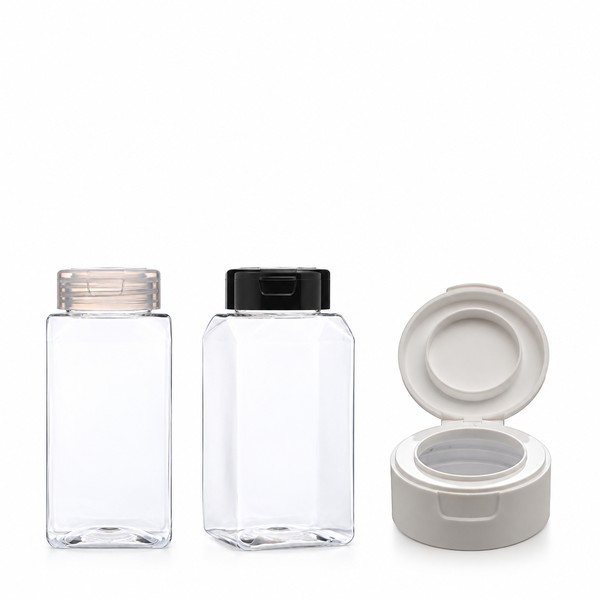 원터치 500ml 사각 투명