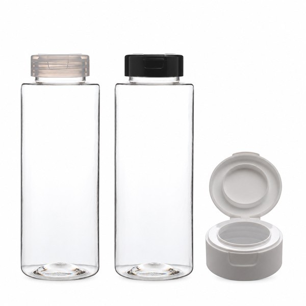 원터치 600ml 롱 라운드 투명