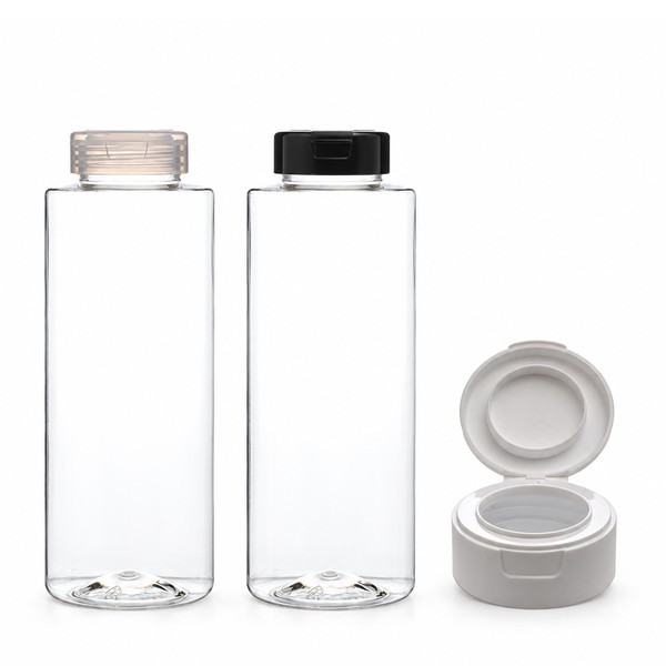 원터치 800ml 롱 라운드 투명