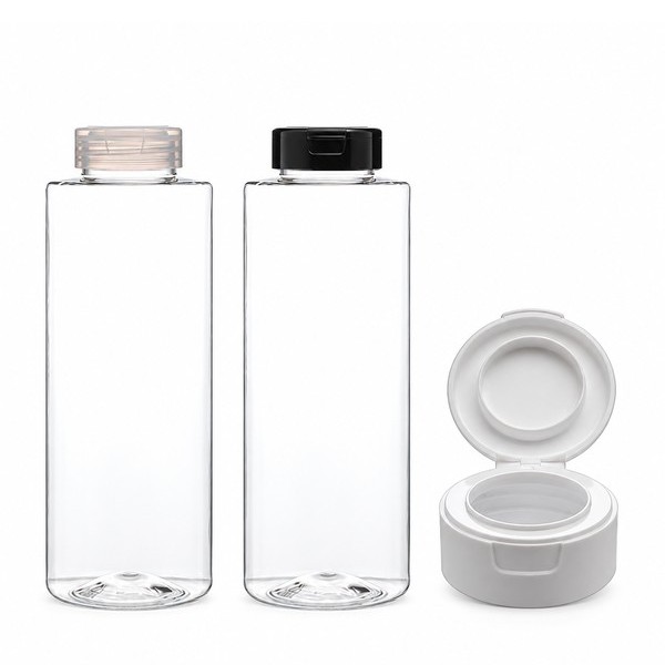 원터치 900ml 롱 라운드 투명